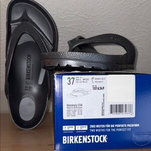 Birkenstock Metallic Anthracite Sandals